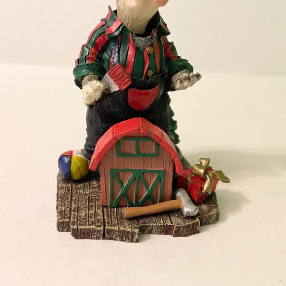 Yellow  Labrador Bobble Head Dog Painter Figure 3.5 Inch Tall Innovation Flaws - Picture 8 of 11